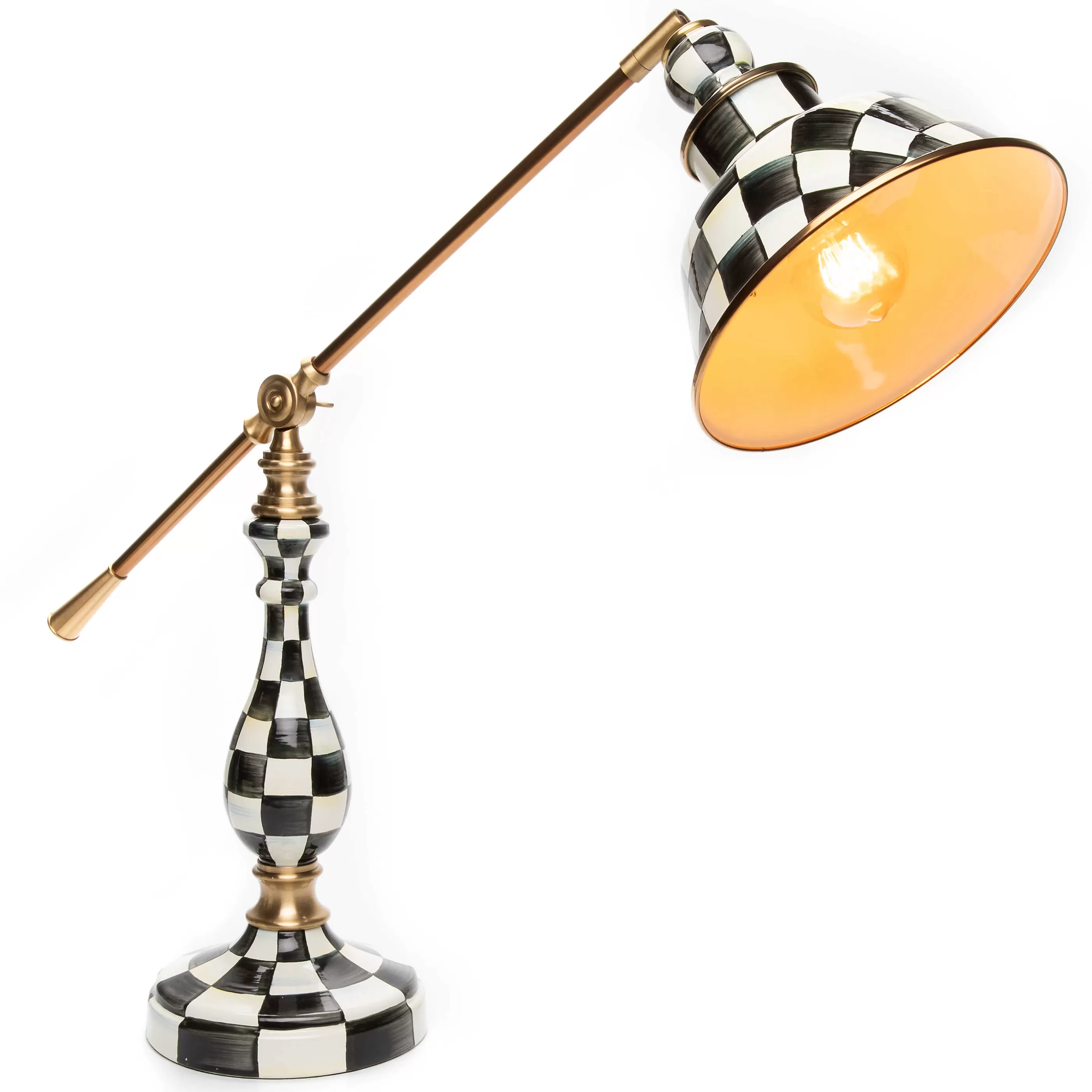 Lighting>MacKenzie-Childs Courtly Check Reading Table Lamp