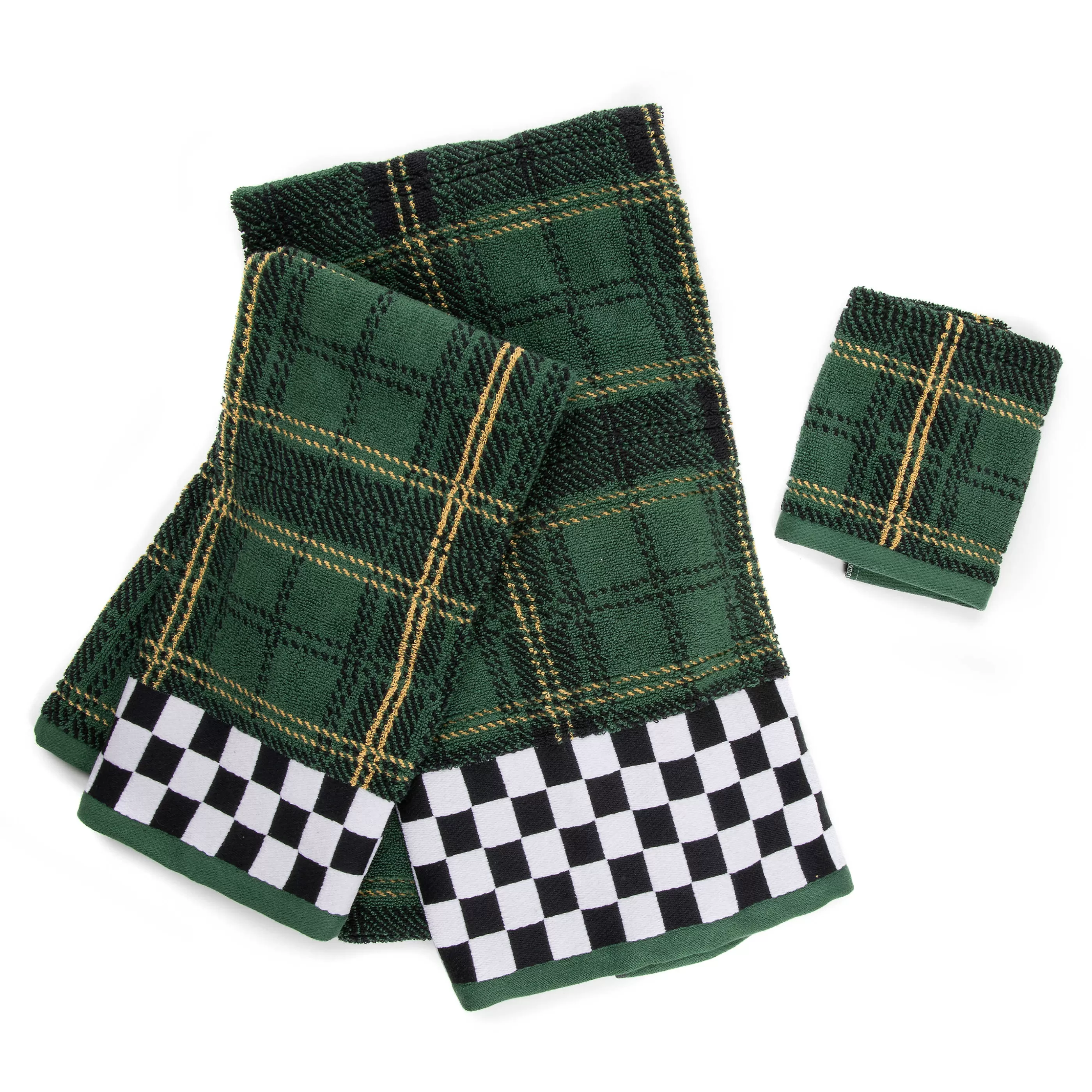 Bed & Bath>MacKenzie-Childs Evergreen Plaid Hand Towel