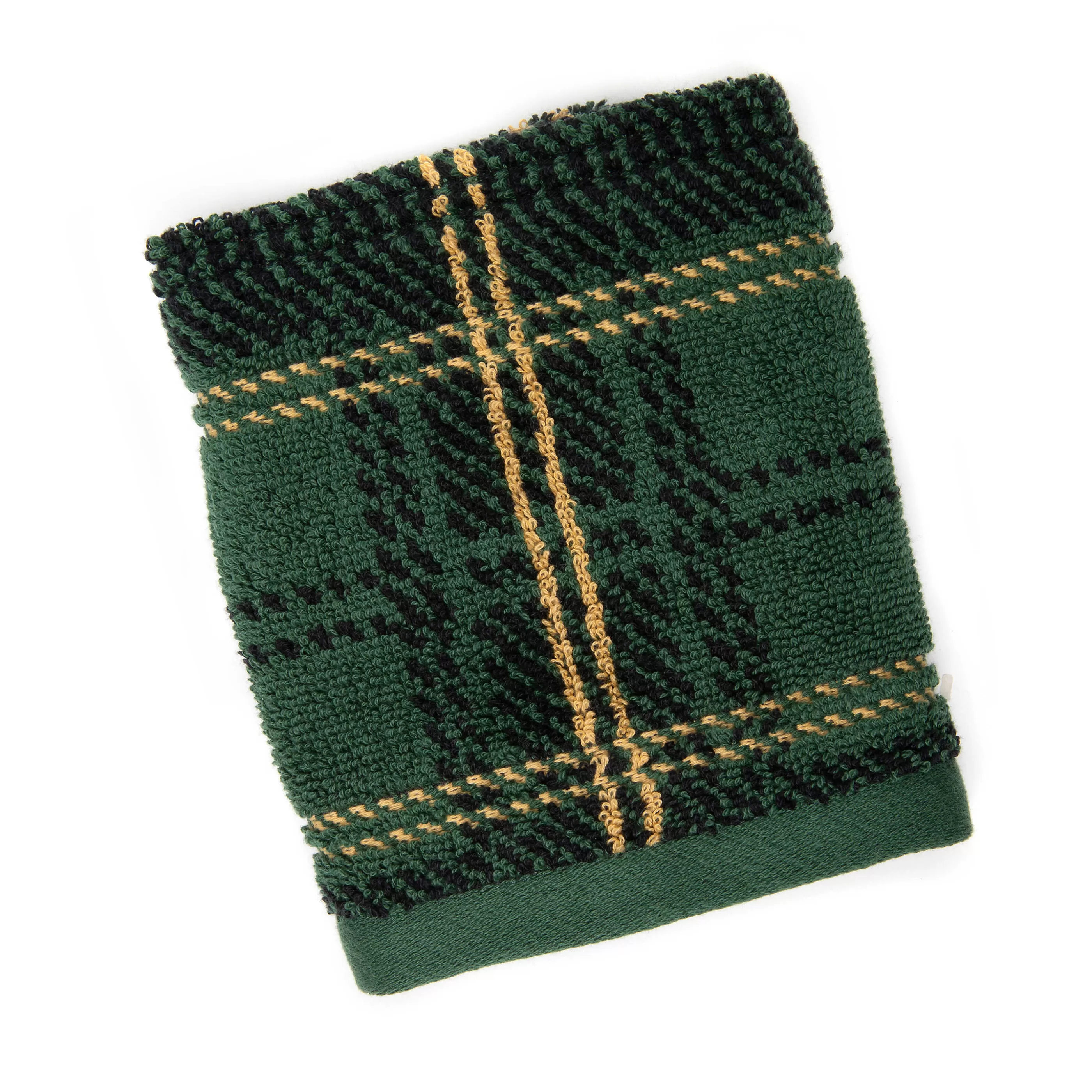 Bed & Bath>MacKenzie-Childs Evergreen Plaid Washcloth