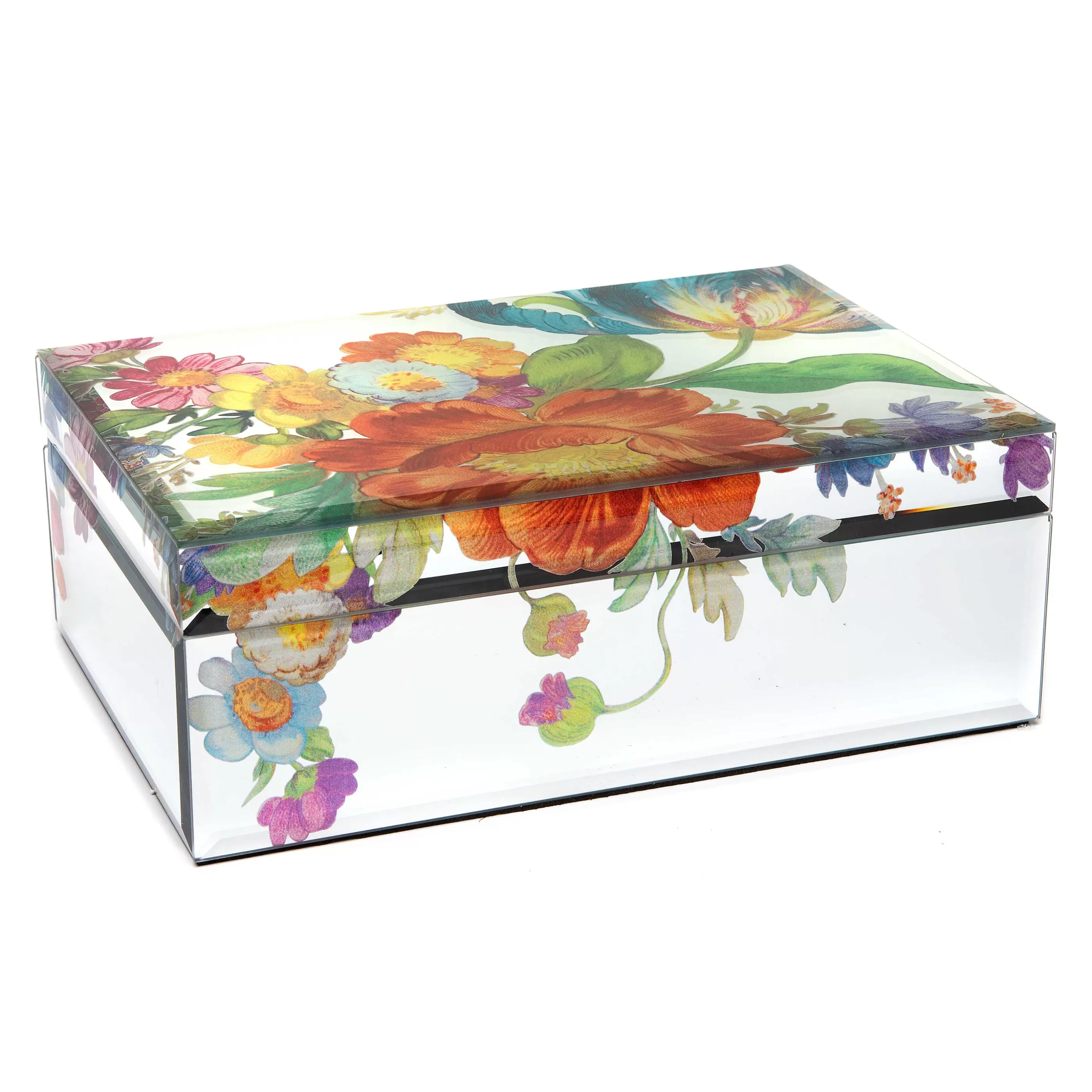 Bed & Bath>MacKenzie-Childs Flower Market Reflections Jewelry Box