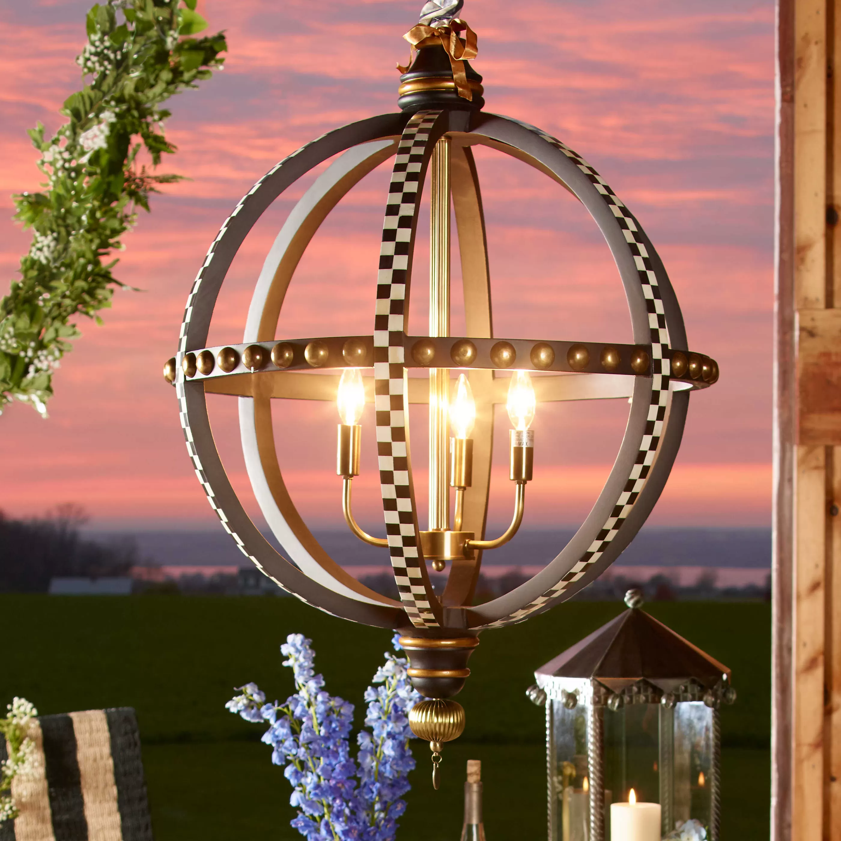 Lighting>MacKenzie-Childs Globe Chandelier