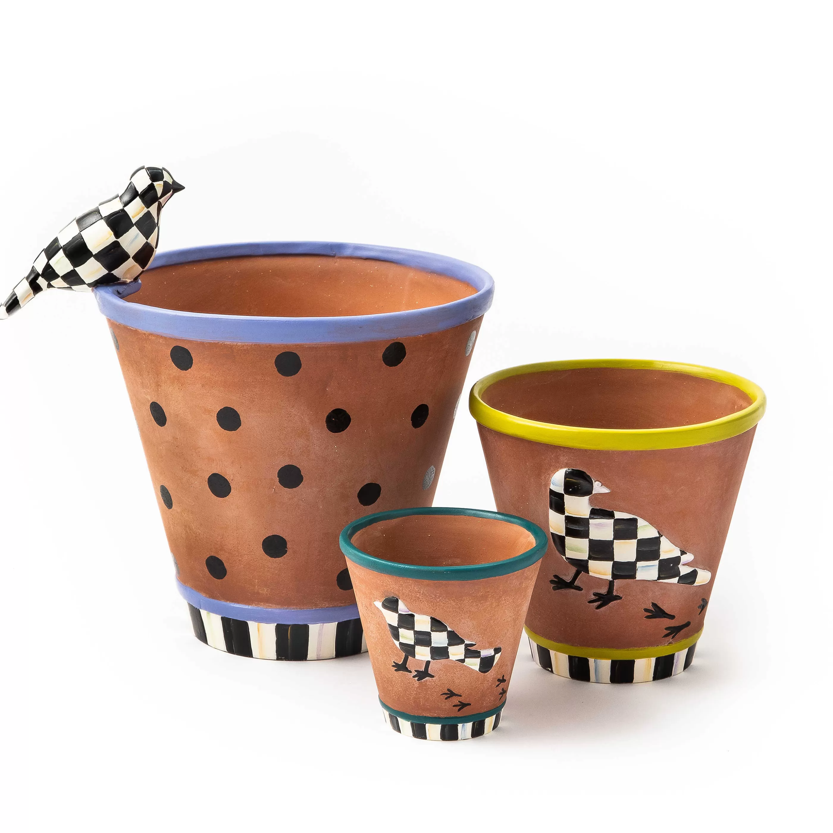 Pots & Planters>MacKenzie-Childs Persephone Pot - Medium