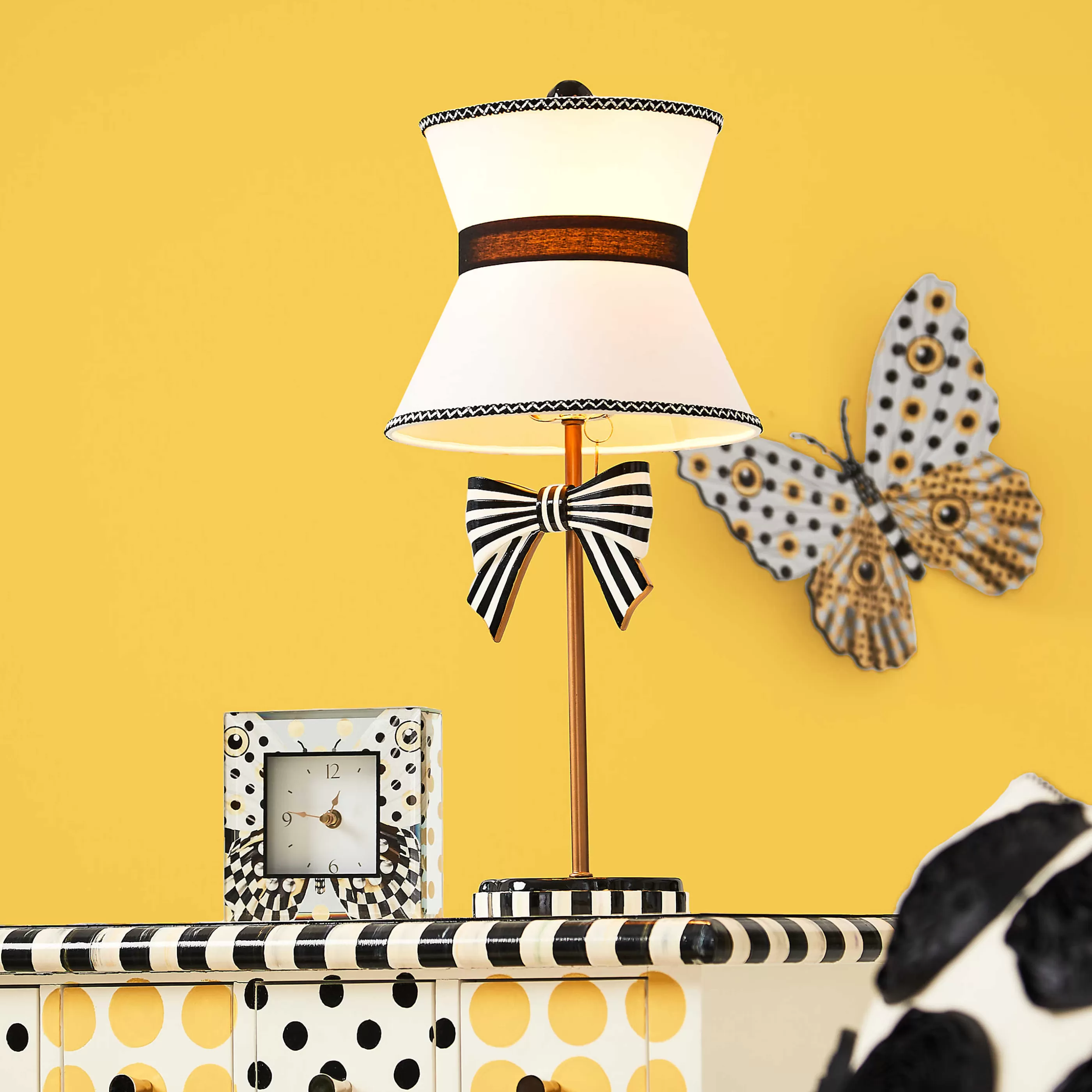 Lighting>MacKenzie-Childs Pretty As A Bow Table Lamp