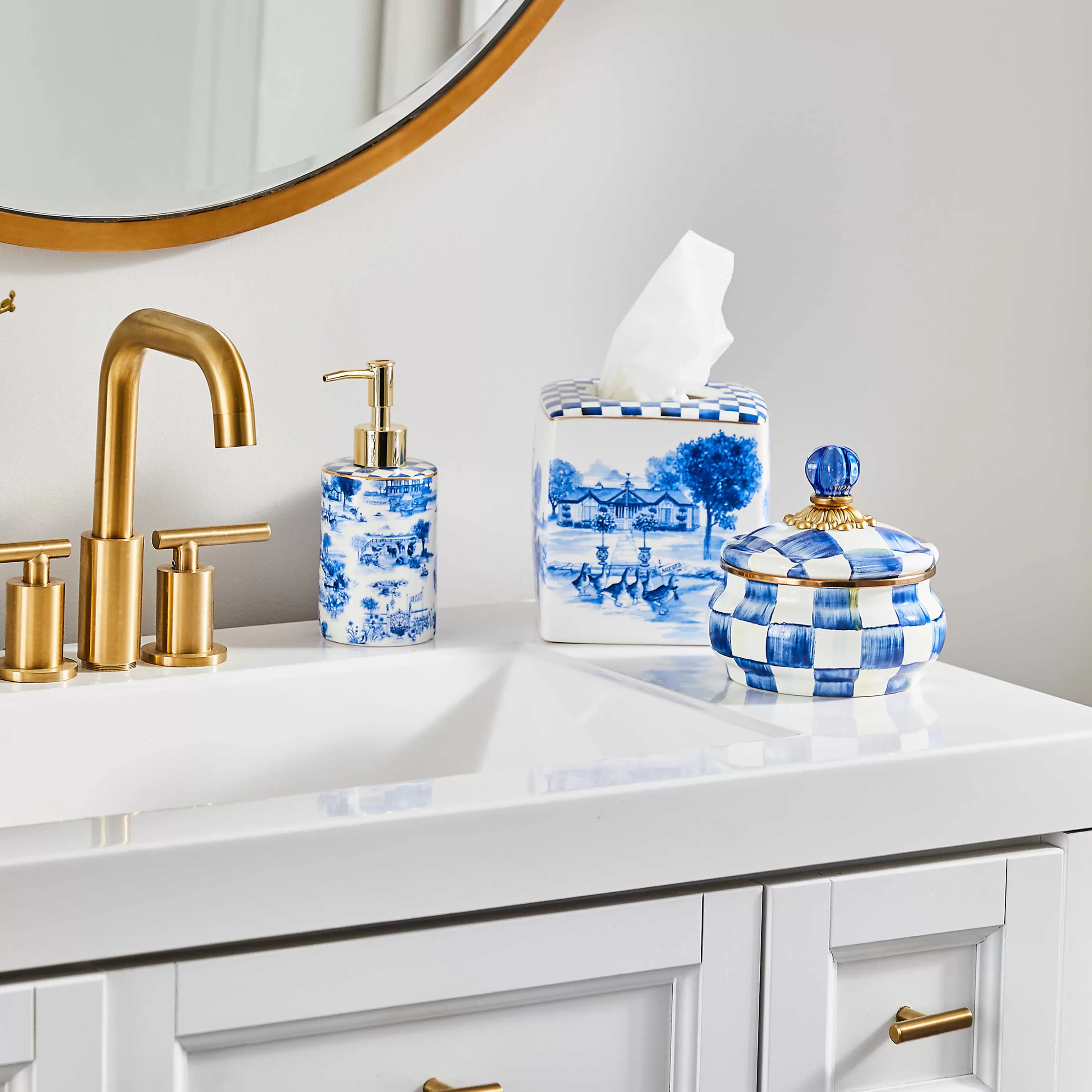 Bed & Bath>MacKenzie-Childs Royal Toile Soap Dispenser