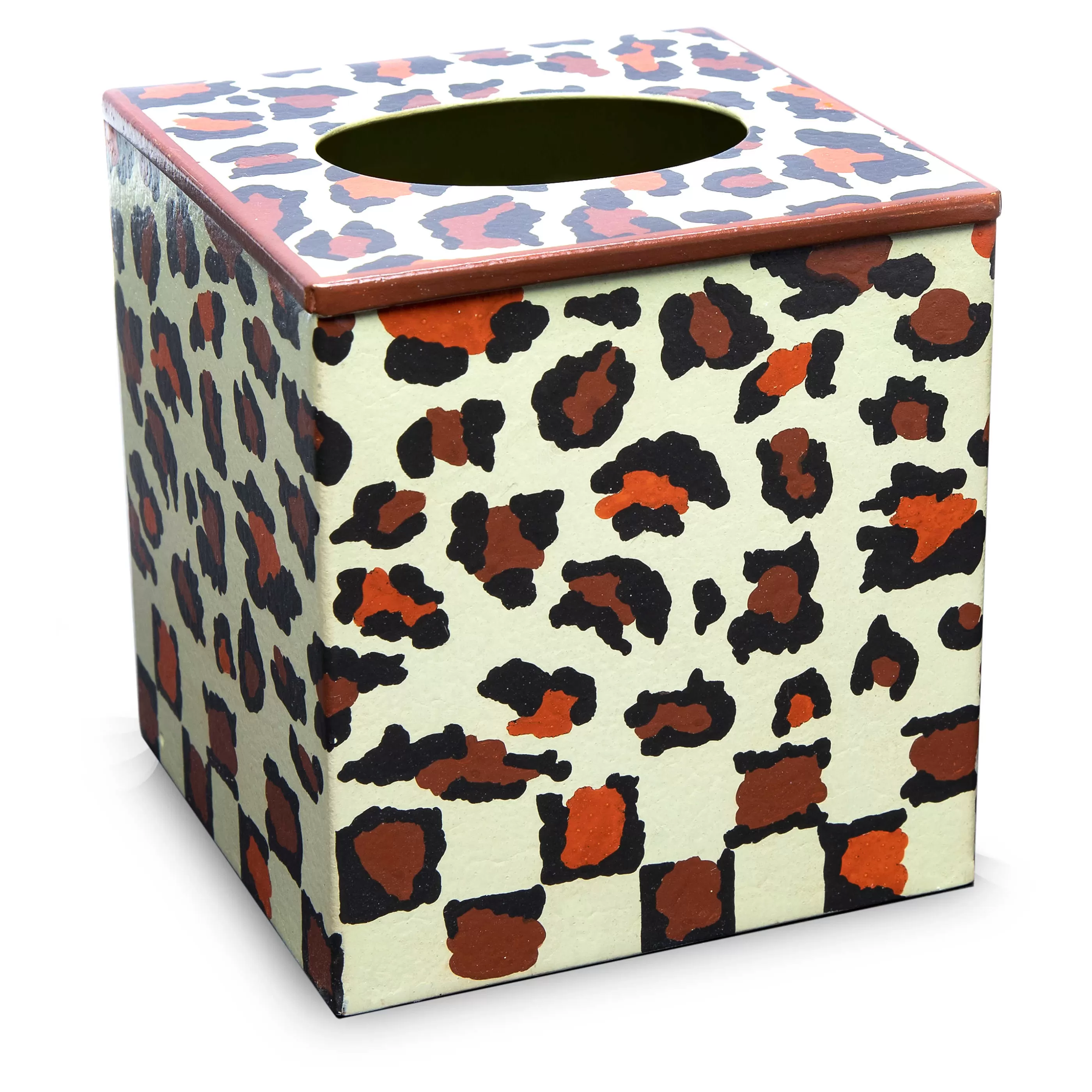 Bed & Bath>MacKenzie-Childs Serengeti Boutique Tissue Box Holder